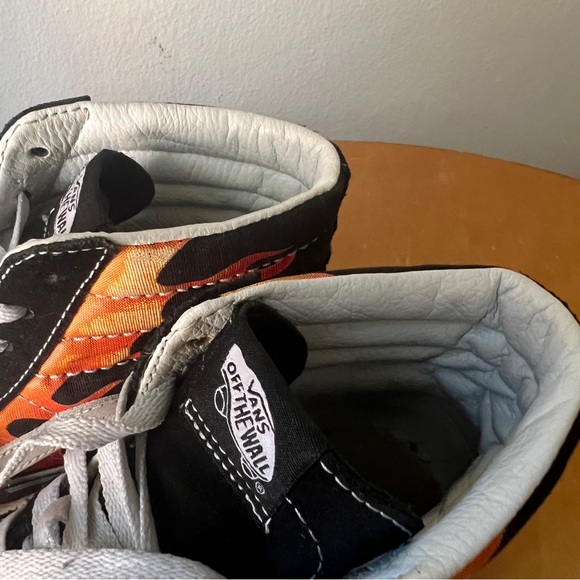 🥀Vans Flame Sk8-Hi Reissue Sneakers MEN 6.5 WOM 8🥀 - Picture 8 of 14